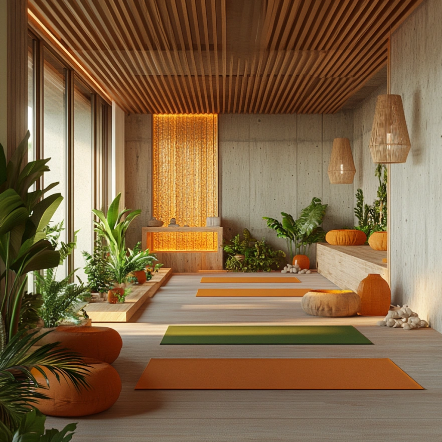 Інтер'єр нашої студії йоги